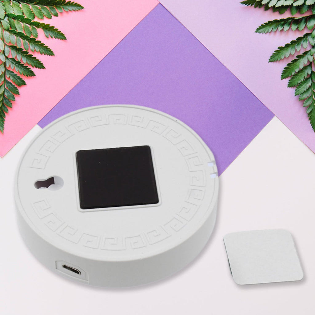 Motion Sensor LED Light attached to a wall in a hallway, offering automatic guidance.