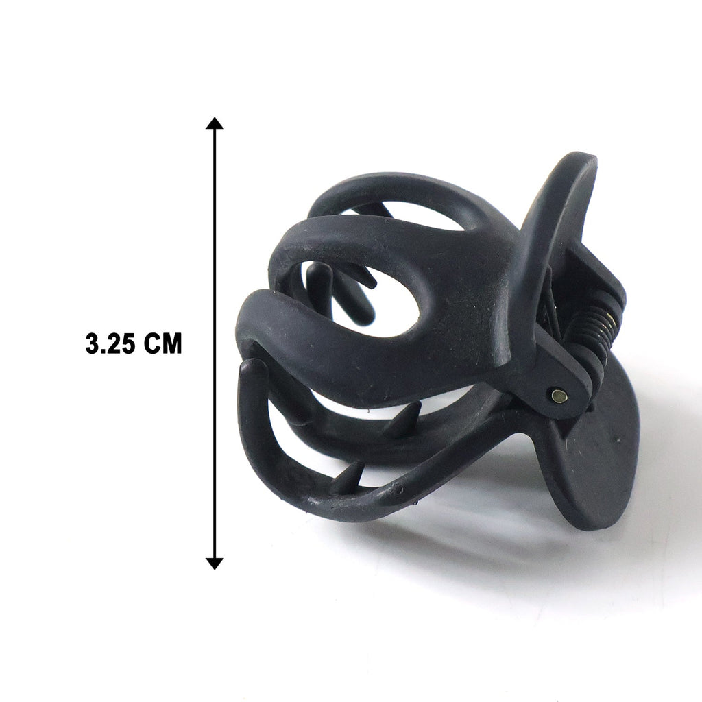Close-up of minimalist matte hair claw clip