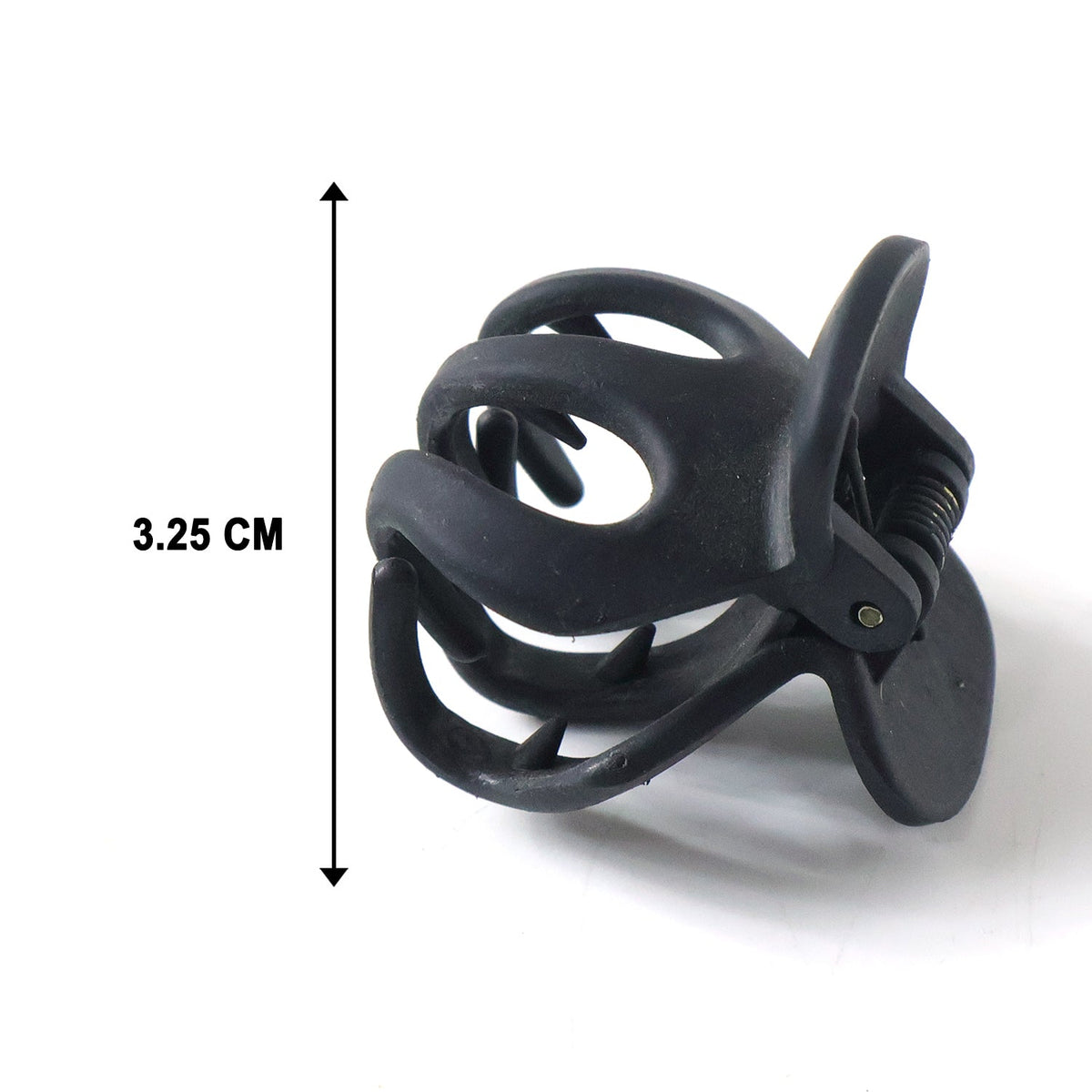 Close-up of minimalist matte hair claw clip
