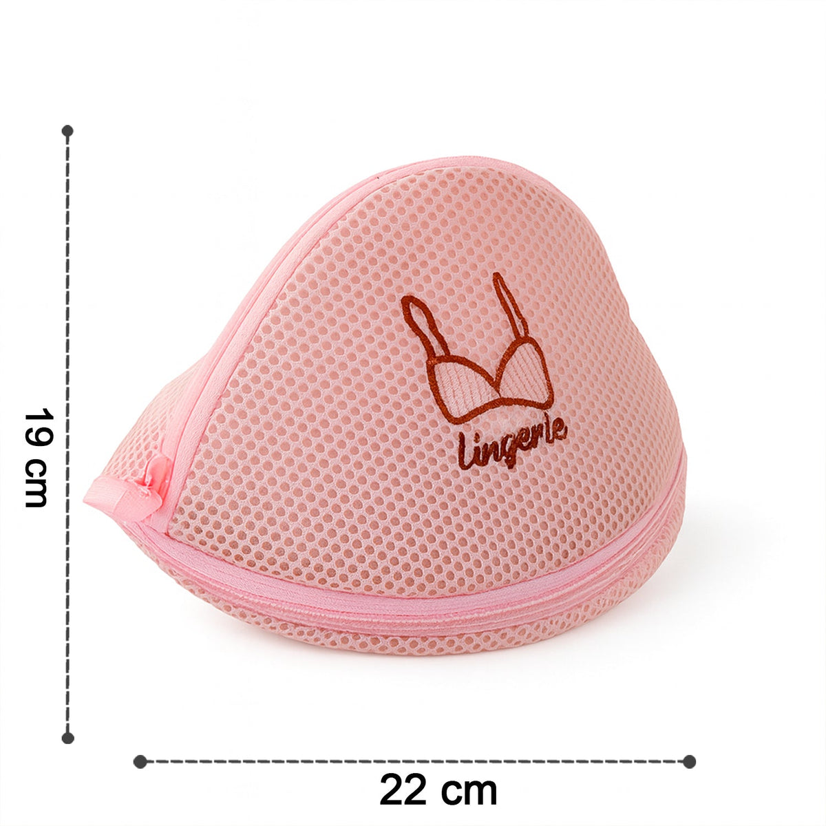 Honeycomb mesh lingerie wash bag designed for safe machine washing