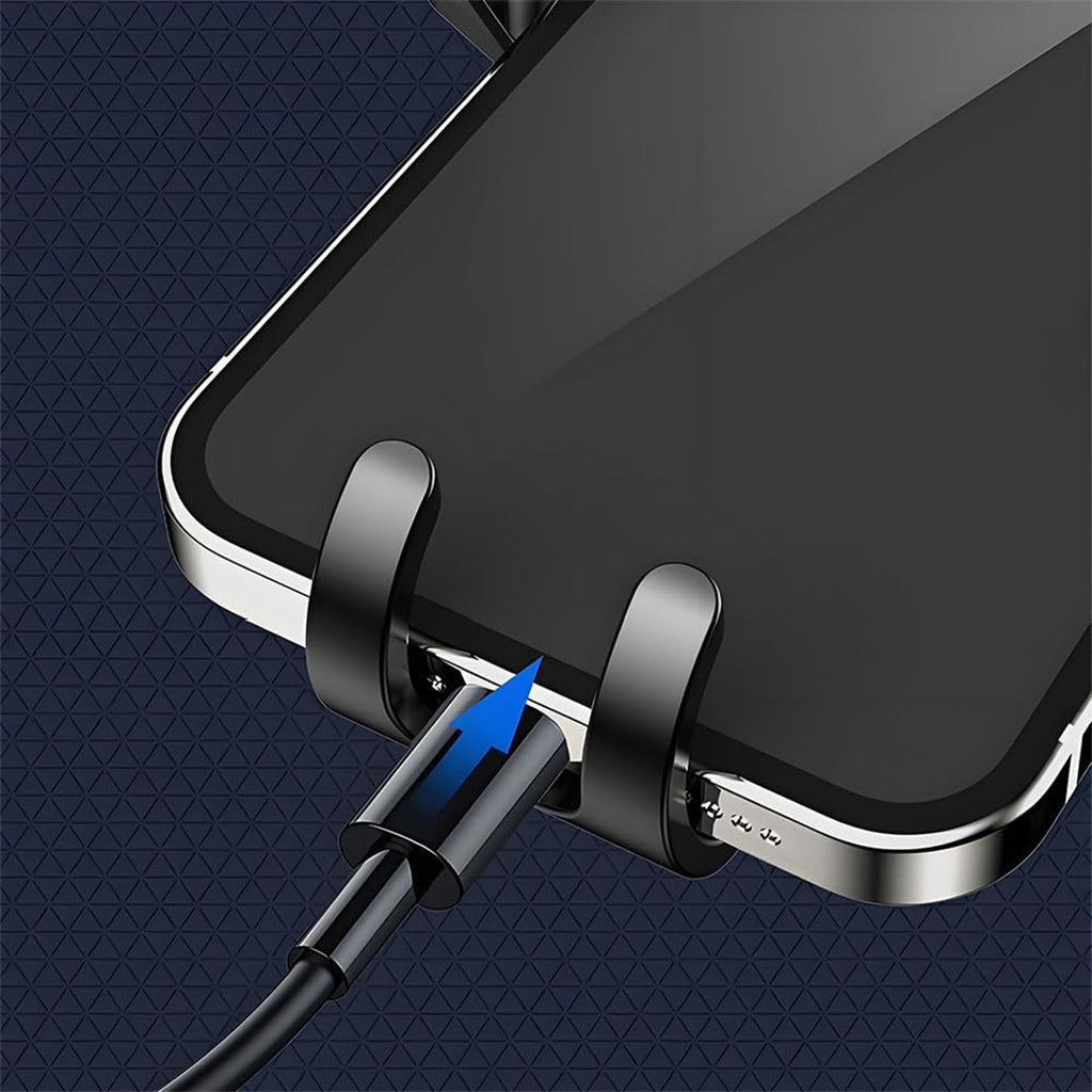 Durable ABS plastic car mobile holder designed for phone sizes 4.7 to 6.5 inches