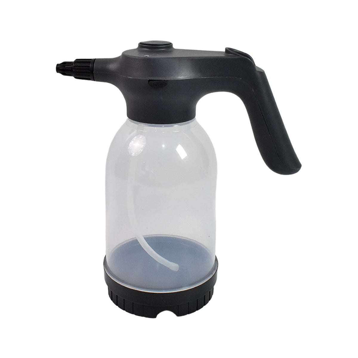 Electric garden sprayer used for multiple functions like watering and fertilizing.