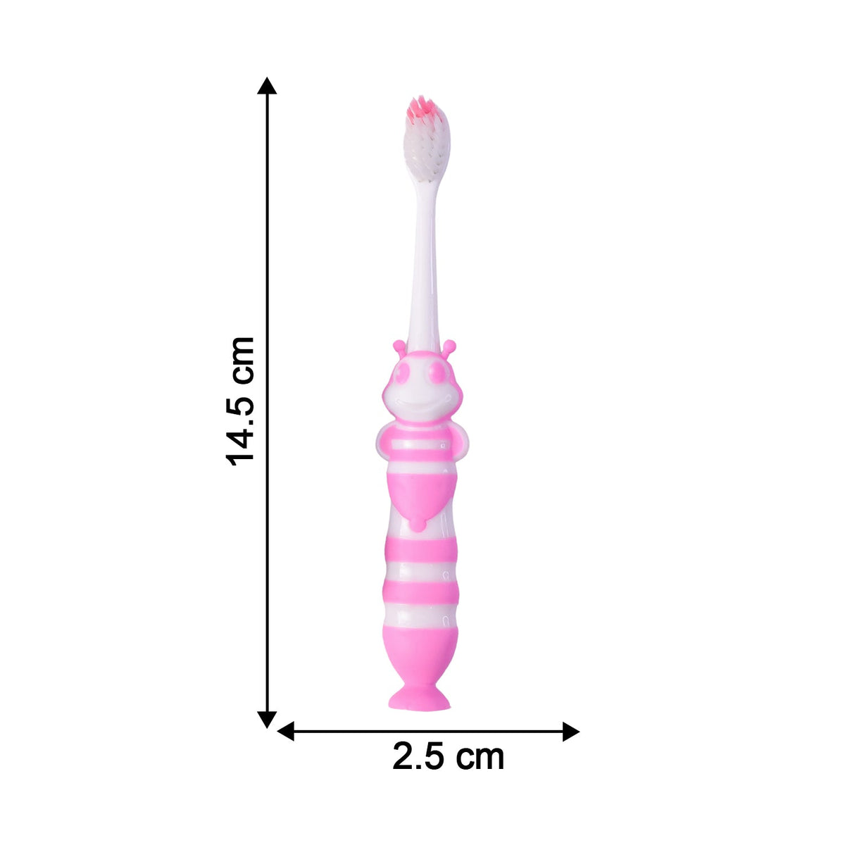 Kids toothbrush 2-piece set with colorful cartoon car design