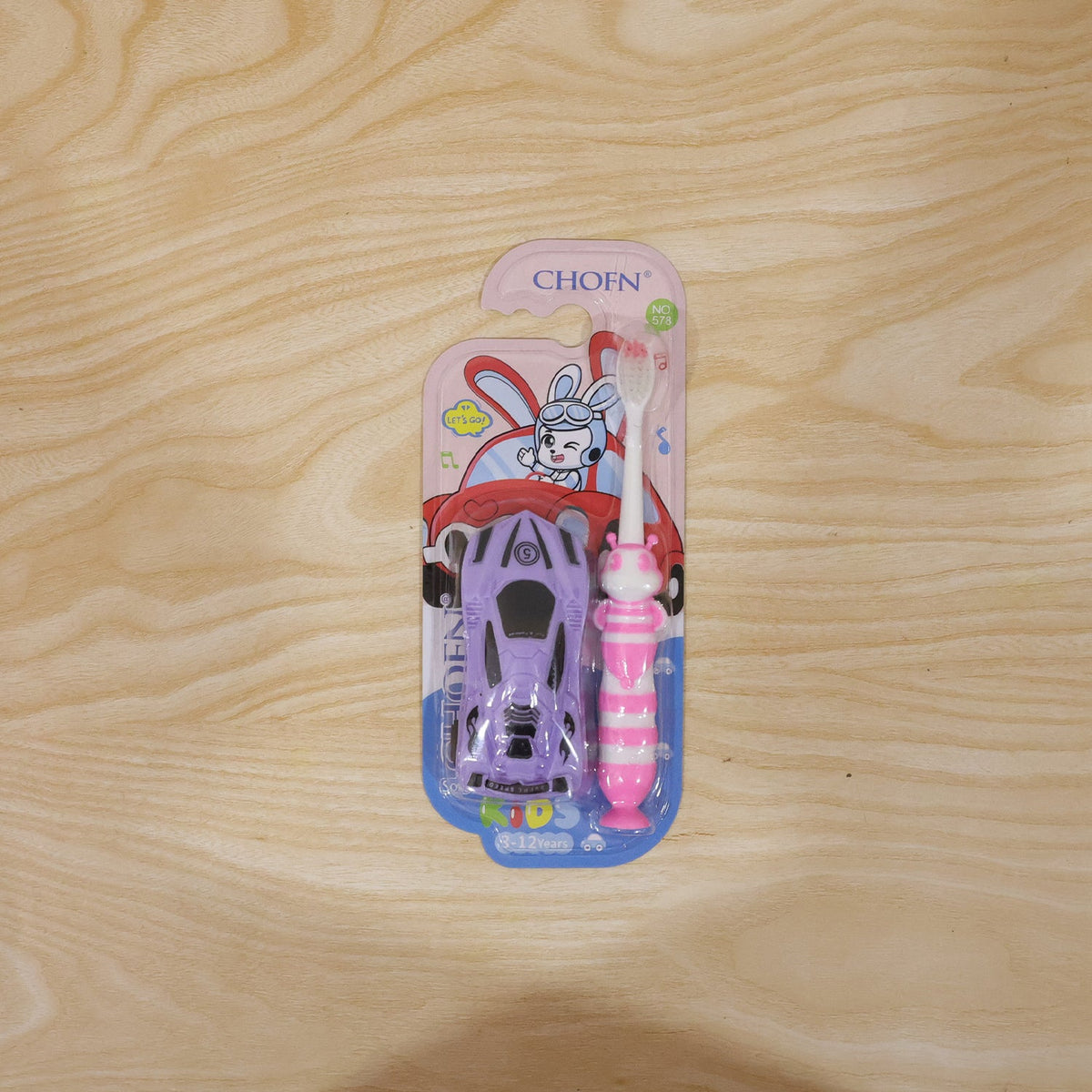 Brightly colored kids toothbrush set, perfect for encouraging brushing habits