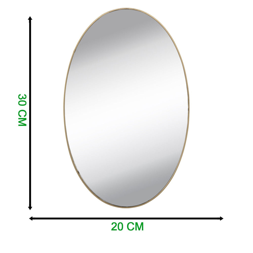 Stylish oval adhesive mirror stickers enhancing a bathroom's modern design.