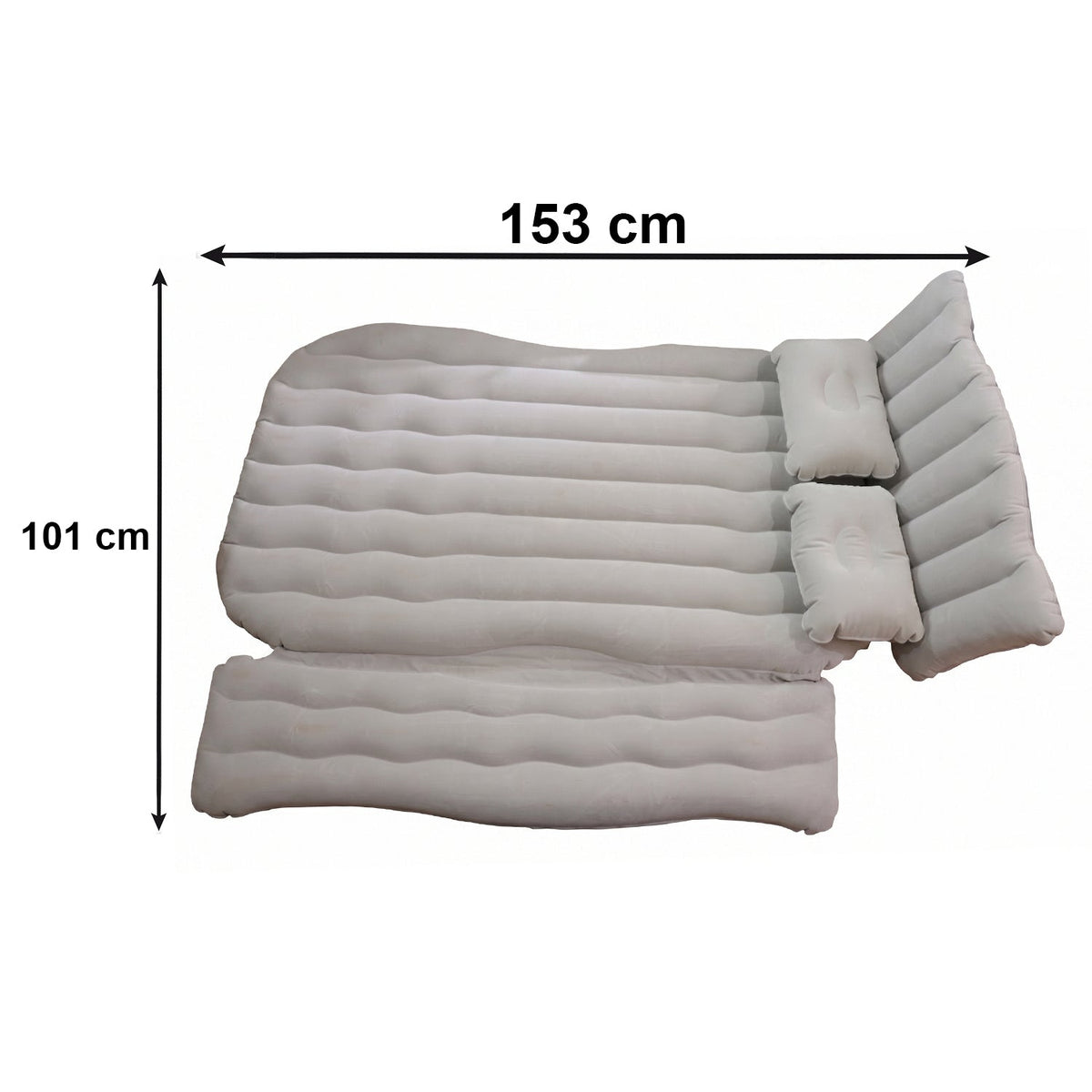 Compact foldable portable car air mattress for travel