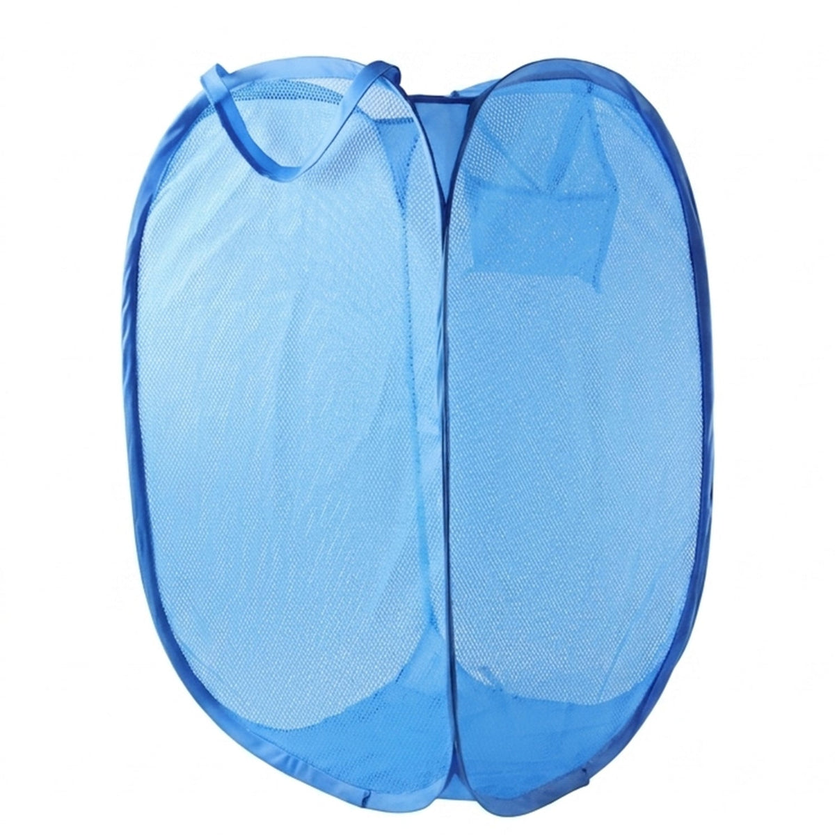 Portable laundry basket with handles, lightweight and space-saving