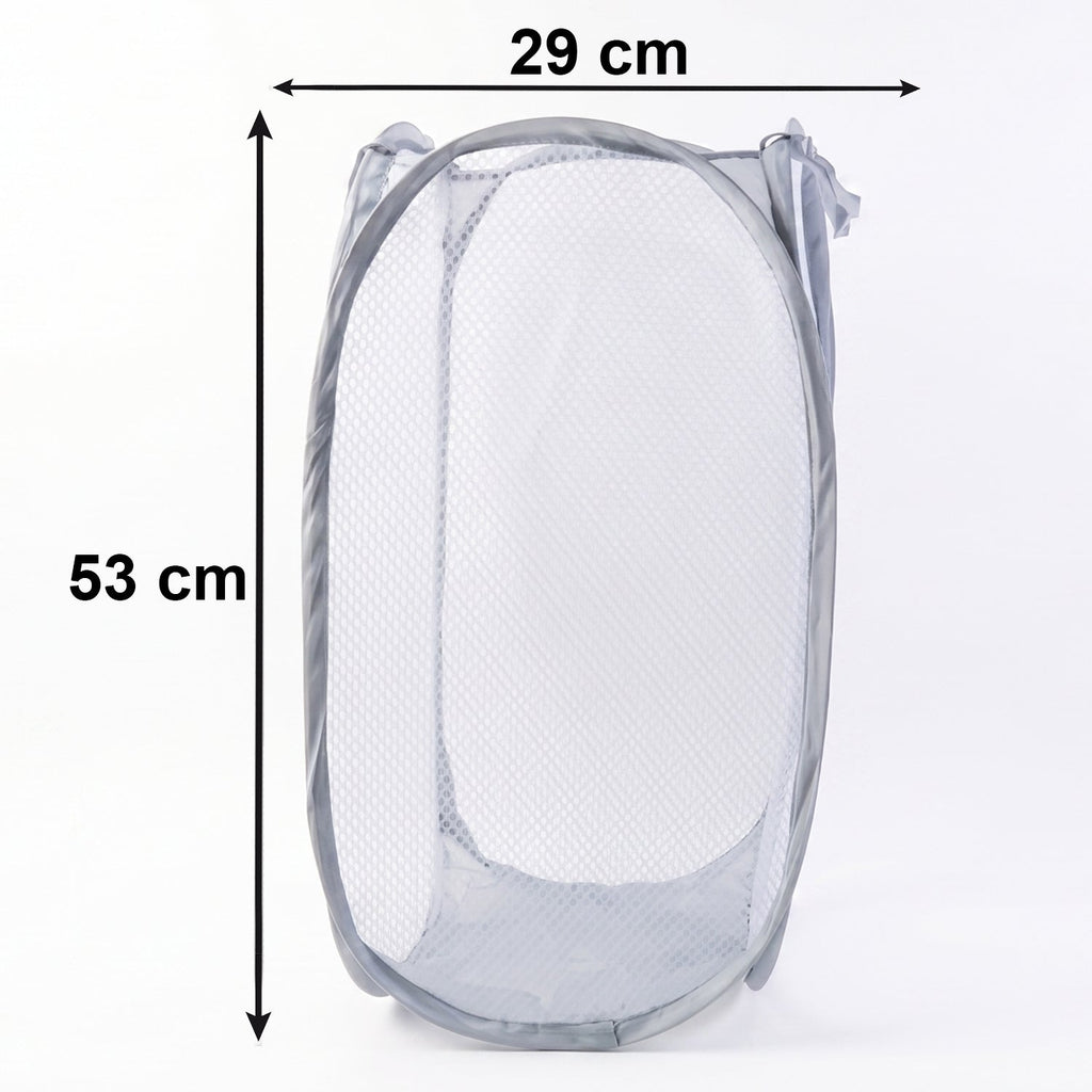 Spacious laundry basket organizer, space-saving and foldable