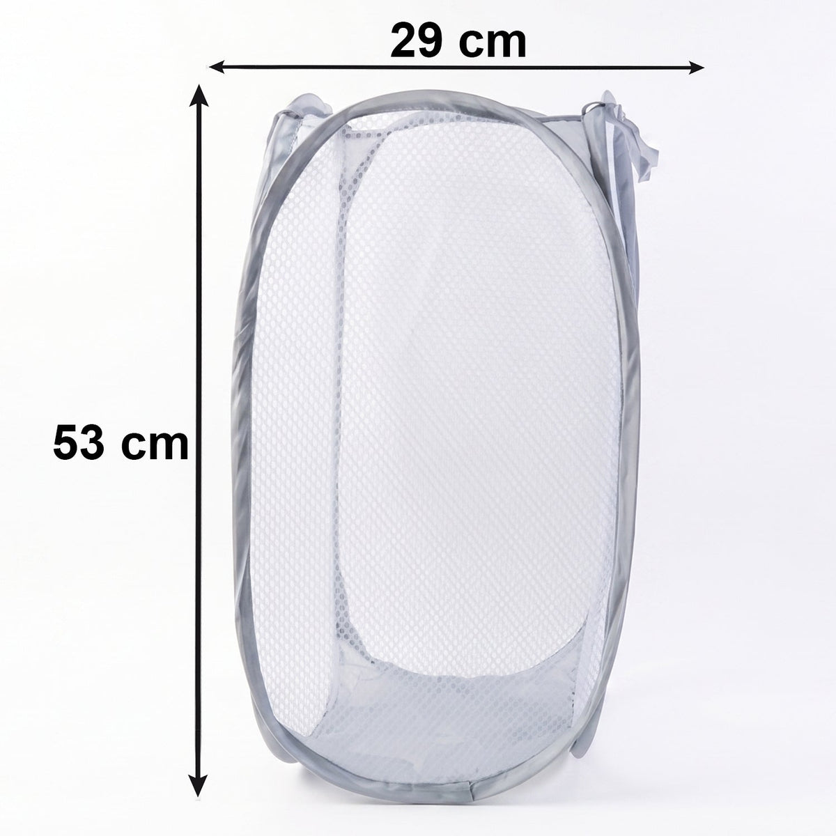 Spacious laundry basket organizer, space-saving and foldable