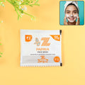 Papaya Face Wash sachet pack with fresh papaya fruit image