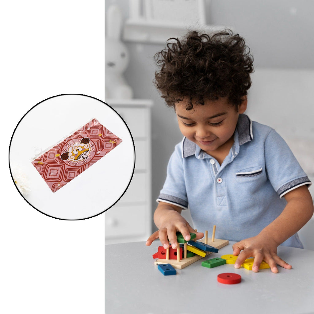 Individual components of the 10-in-1 toy set, demonstrating the range of curiosity-building toys.